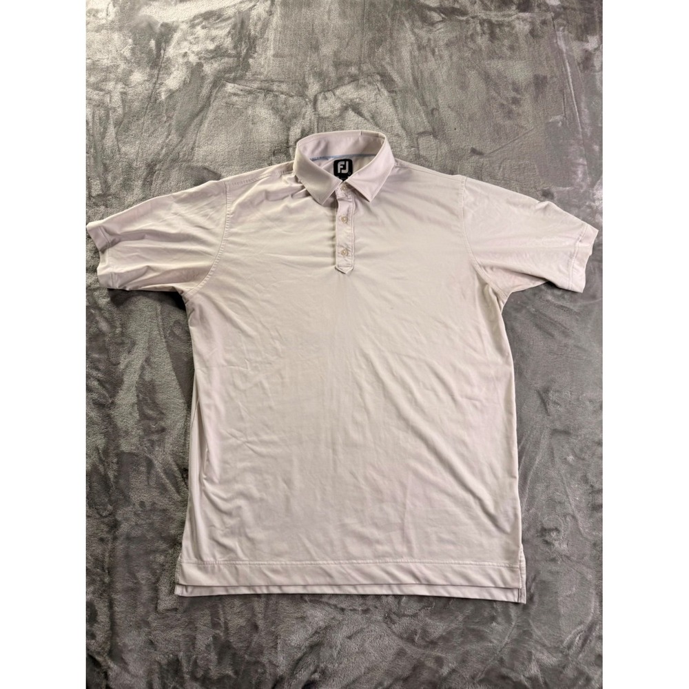 Foot‎ Joy ProDry Performance Men's Polo L Gray Moisture-wicking Fabric Footjoy